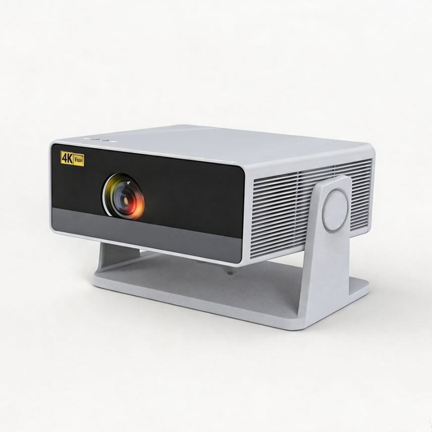 X20-H723 Proyector de Enfoque Automático Nativo 1080P, Proyector Inteligente Ultra HD de Corto Alcance de 4 Pulgadas, Android 14 WiFi6 Bluetooth 5.4, Proyector Silencioso para Hogar y Oficina